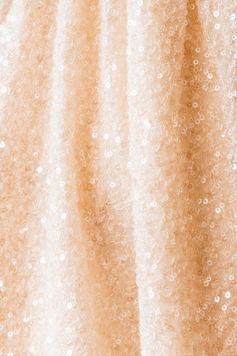 Mini Marisol Dress in Cream Sequin