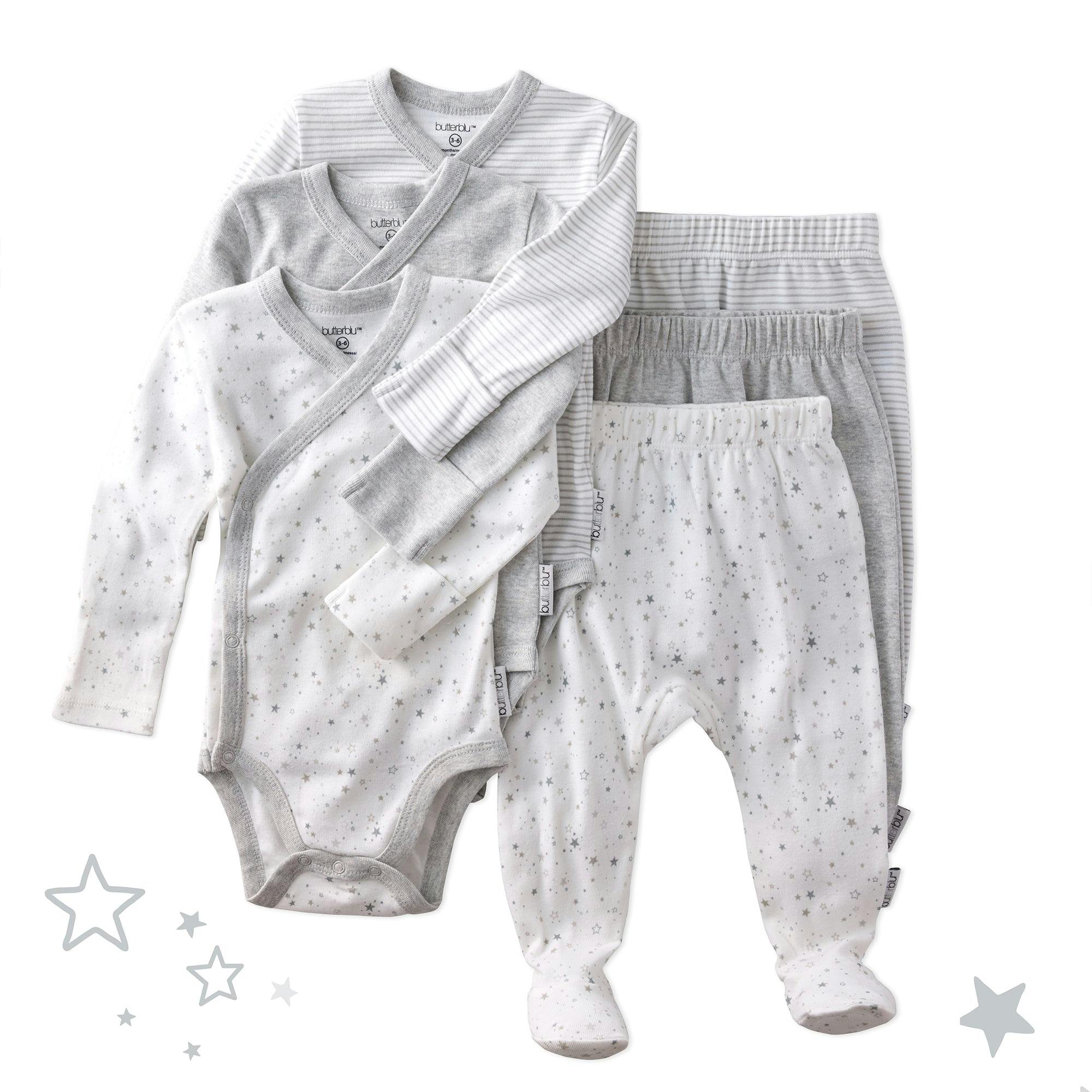 STERLING 3-Pack Side Snap Bodysuit
