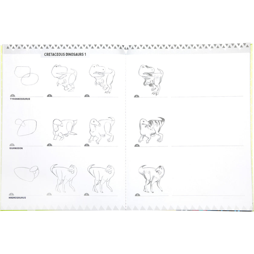 Learn to Draw - Dinosaurs - Drawing Guidebook
