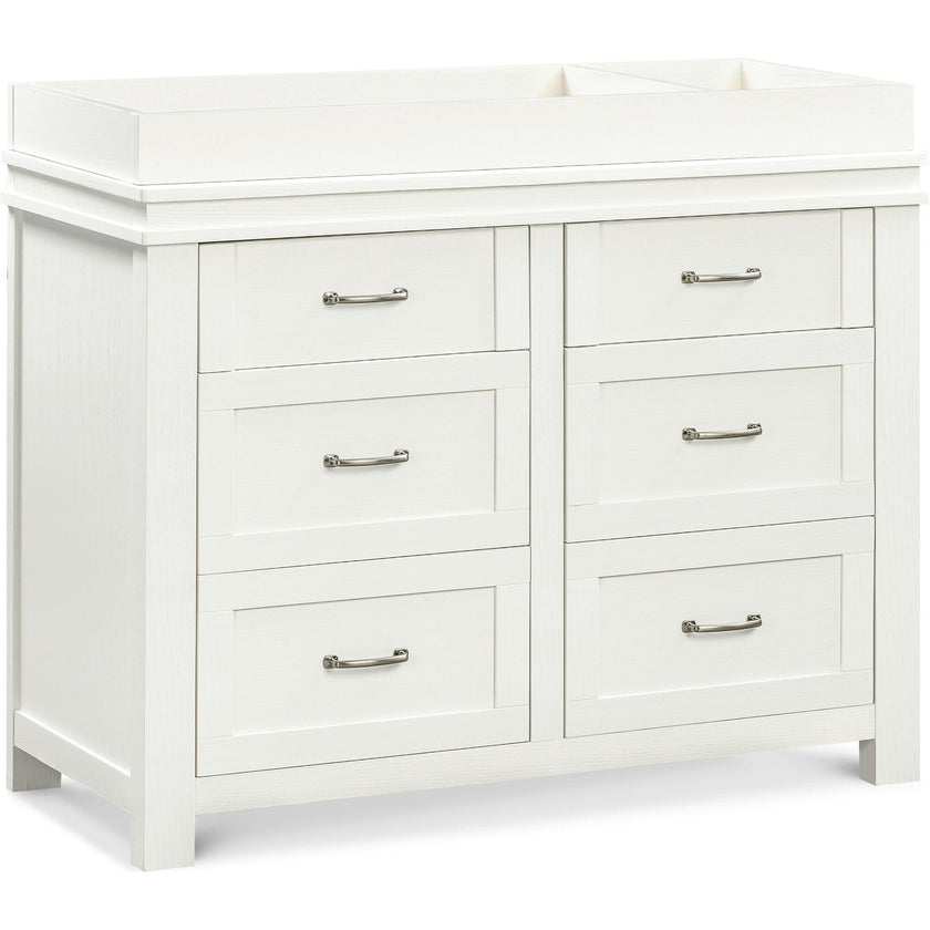 Wesley Farmhouse 6-Drawer Assembled Double Dresser