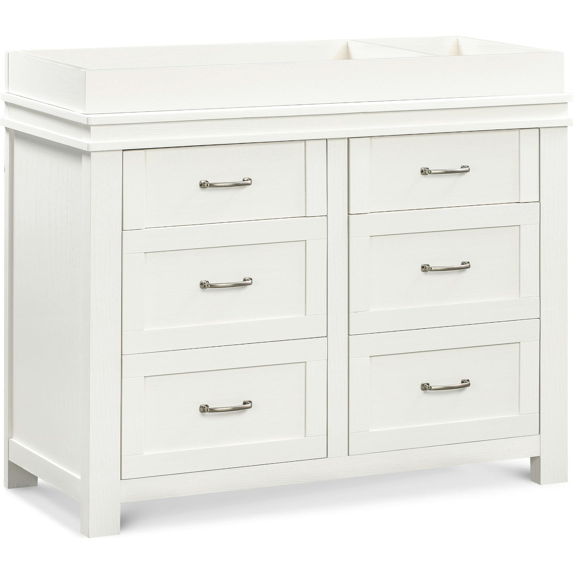 Wesley Farmhouse 6-Drawer Assembled Double Dresser