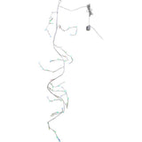 6-Foot 66-Light Gumball LED White Garland