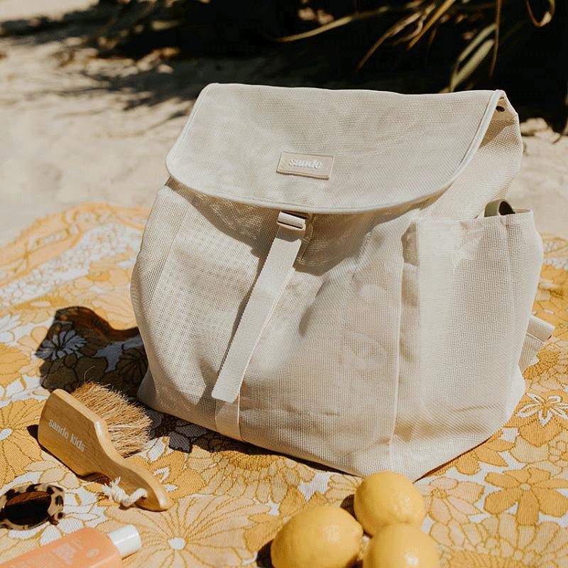 Beach Hauler™ Mesh Backpack - Sand