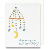 Showering You With Love Baby Shower Greeting Card