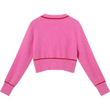 Big Kids Cardigan Sweater W/Bow