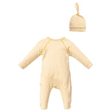 Yellow Animal Graphic Babygrow & Hat