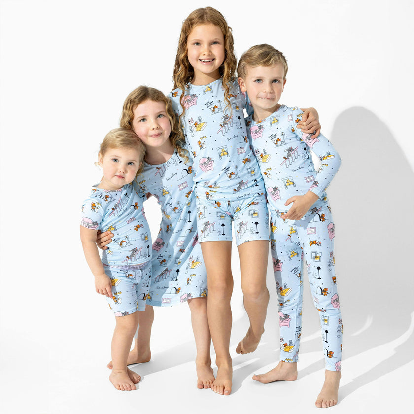 Tom & Jerry: Home Sweet Home Bamboo Girls' Short Sleeve Dress