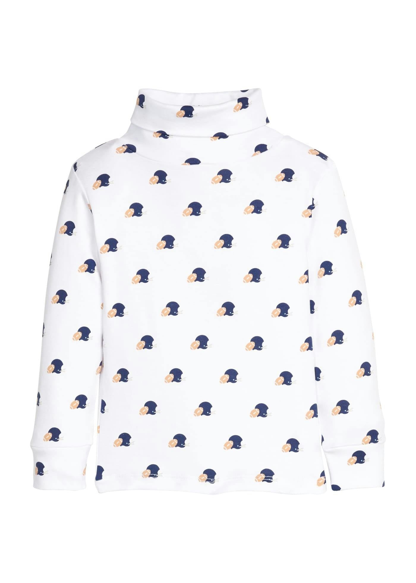 Printed Turtleneck - Football Helmets