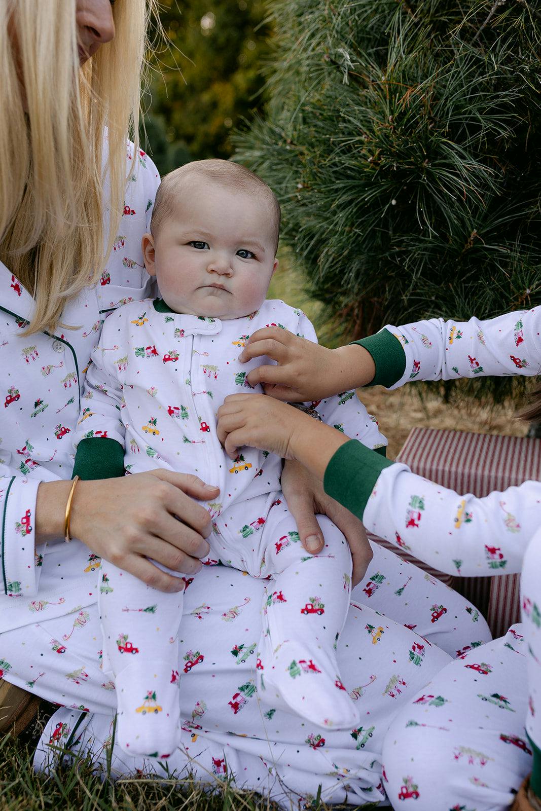 Blaise Zip Footie - Bringing Home Christmas