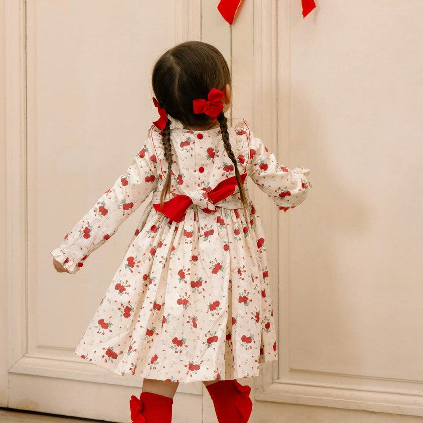 Anastasia Christmas Smocked Dress