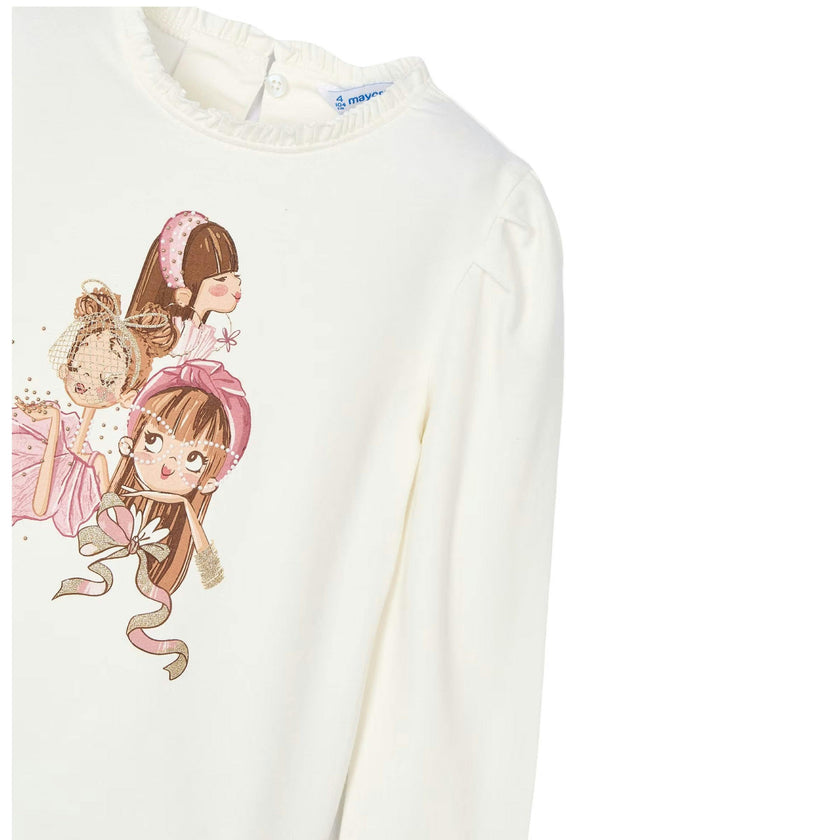 Ivory Blush Trio Graphic T-Shirt