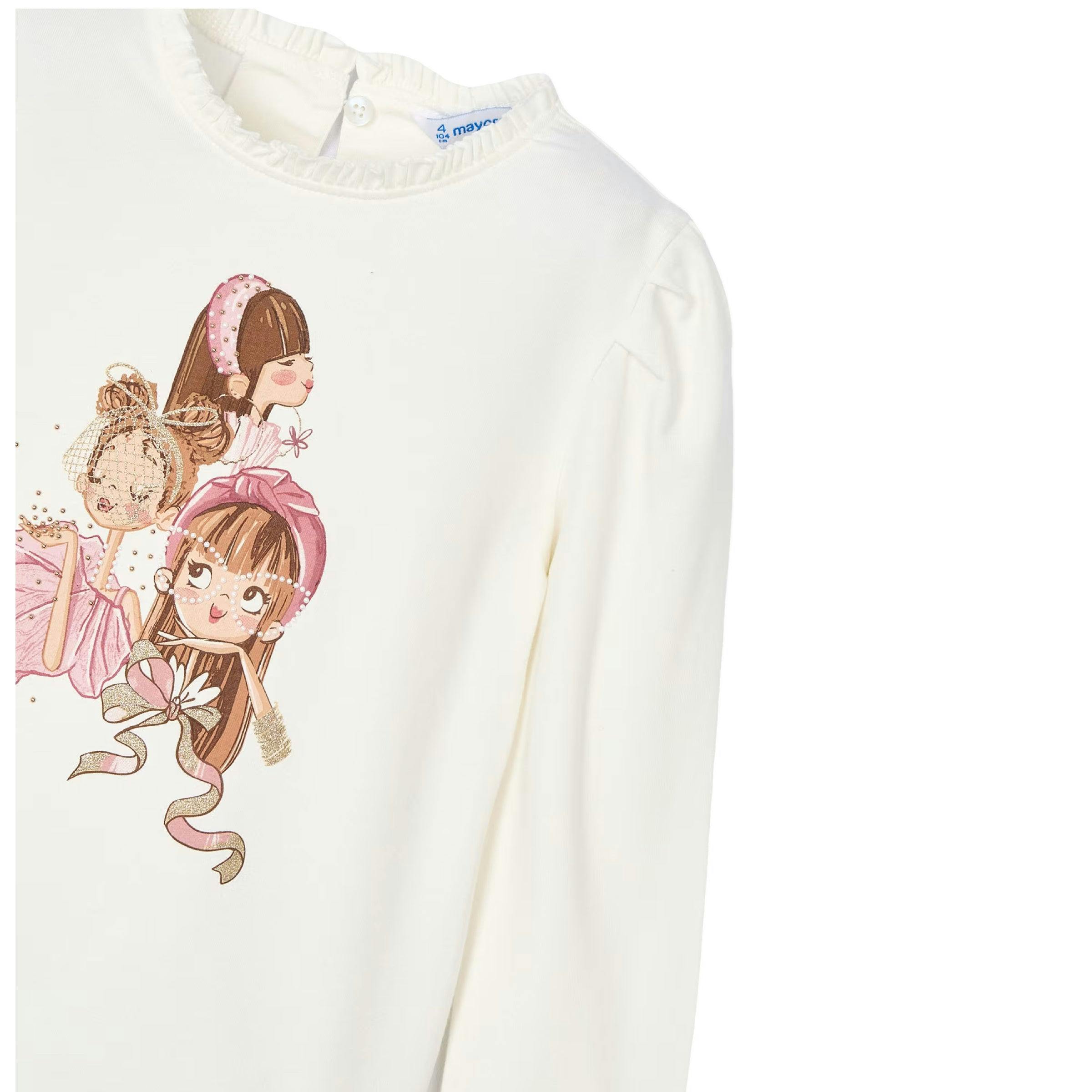 Ivory Blush Trio Graphic T-Shirt