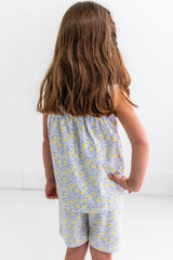 Lemons Girls Pima Cotton Short Pajama Set