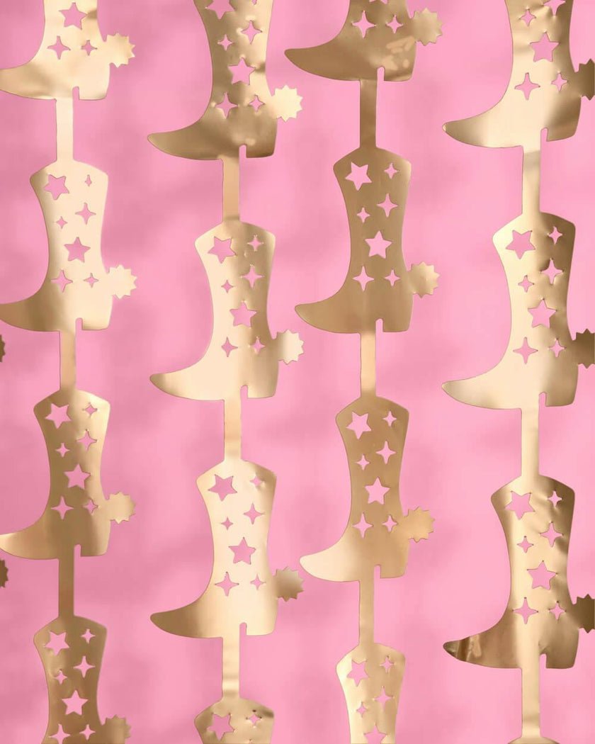 Gold Rush Curtain - gold foil curtain