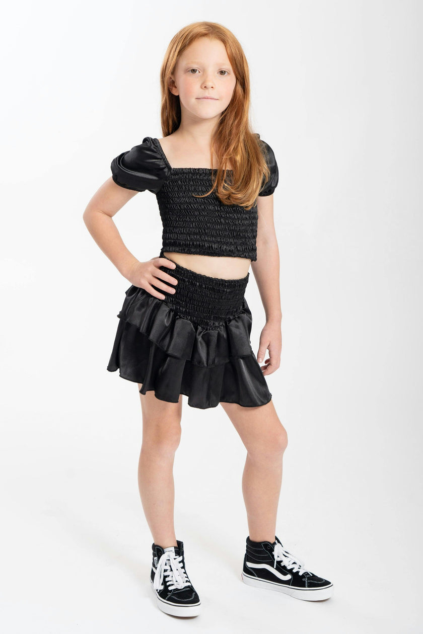 Kids Amber Smocked Ruffle 2 Piece Set