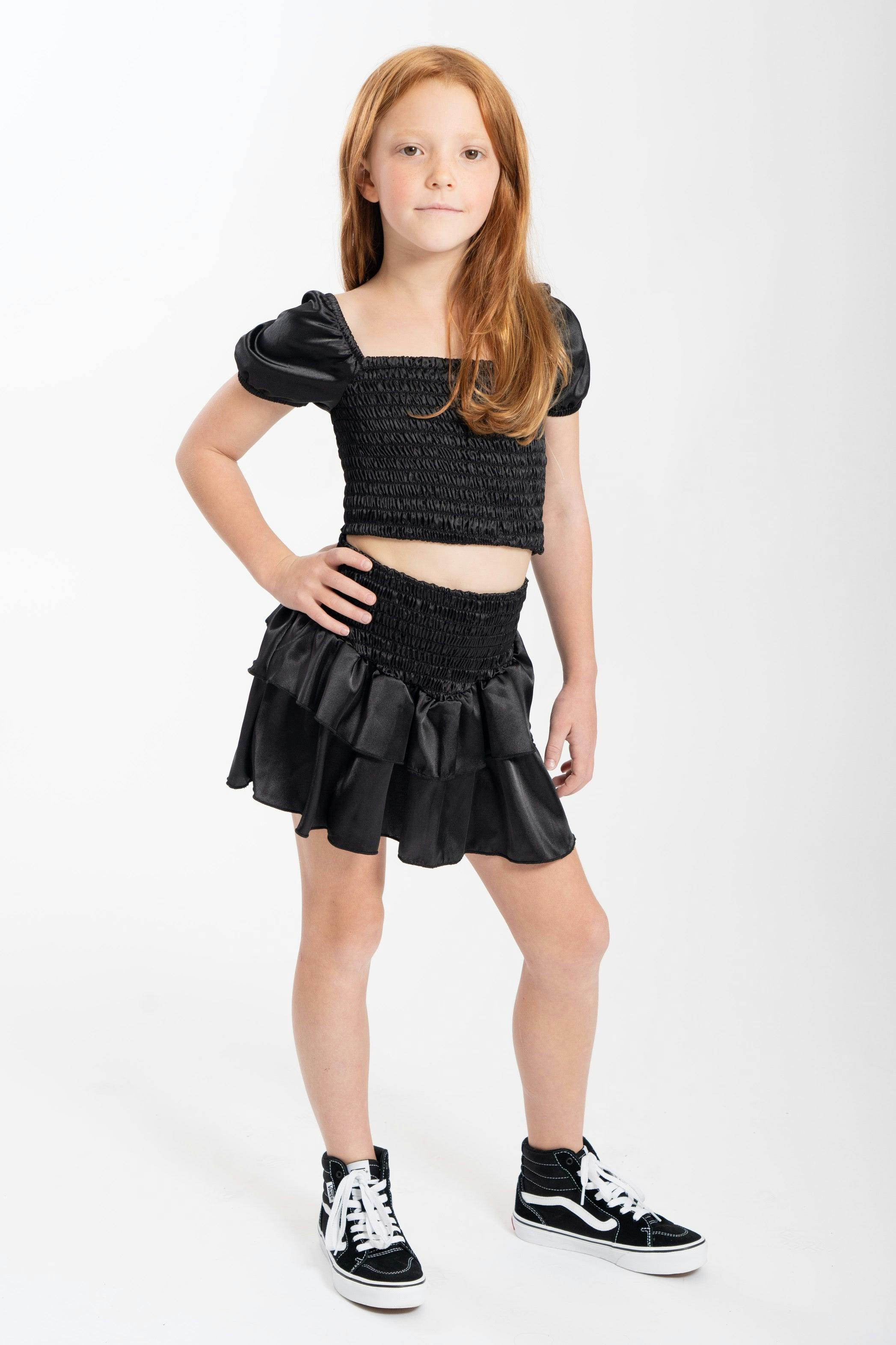 Kids Amber Smocked Ruffle 2 Piece Set