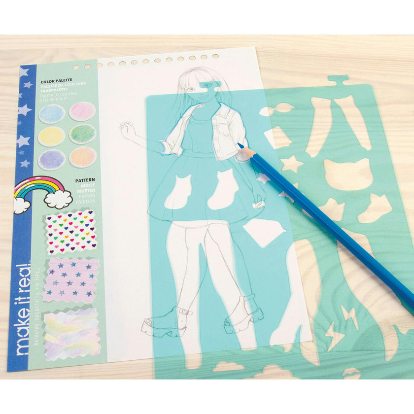 Fashion Design Sketchbook: Digital Dream