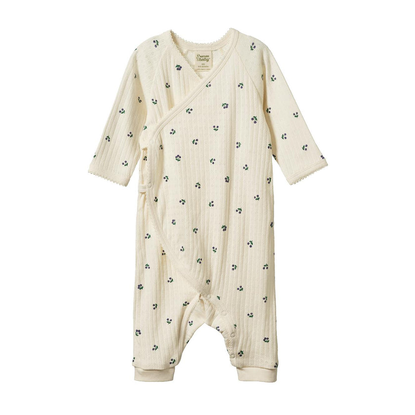 Pointelle Kimono Stretch and Grow
