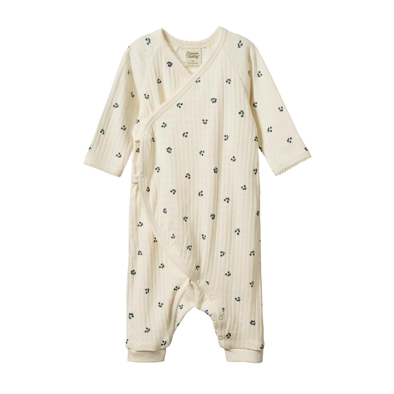 Pointelle Kimono Stretch and Grow