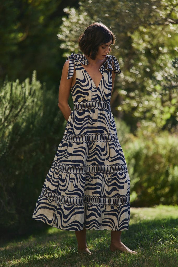Jackie Maxi Dress in Revel In Retro