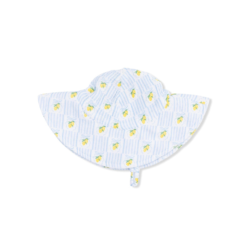 Lovely Lemons - Smocked Top with Bloomer & Sun Hat Set
