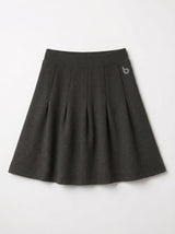 Pleated Sweat Skirt