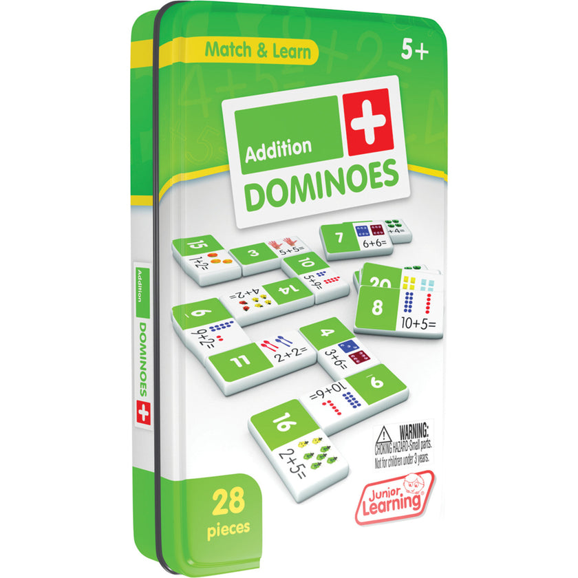 Addition Dominoes: 28-Piece Set