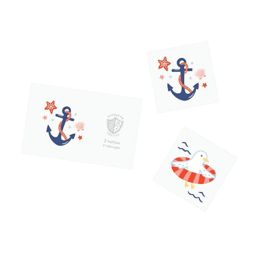 Seaside Temporary Tattoos