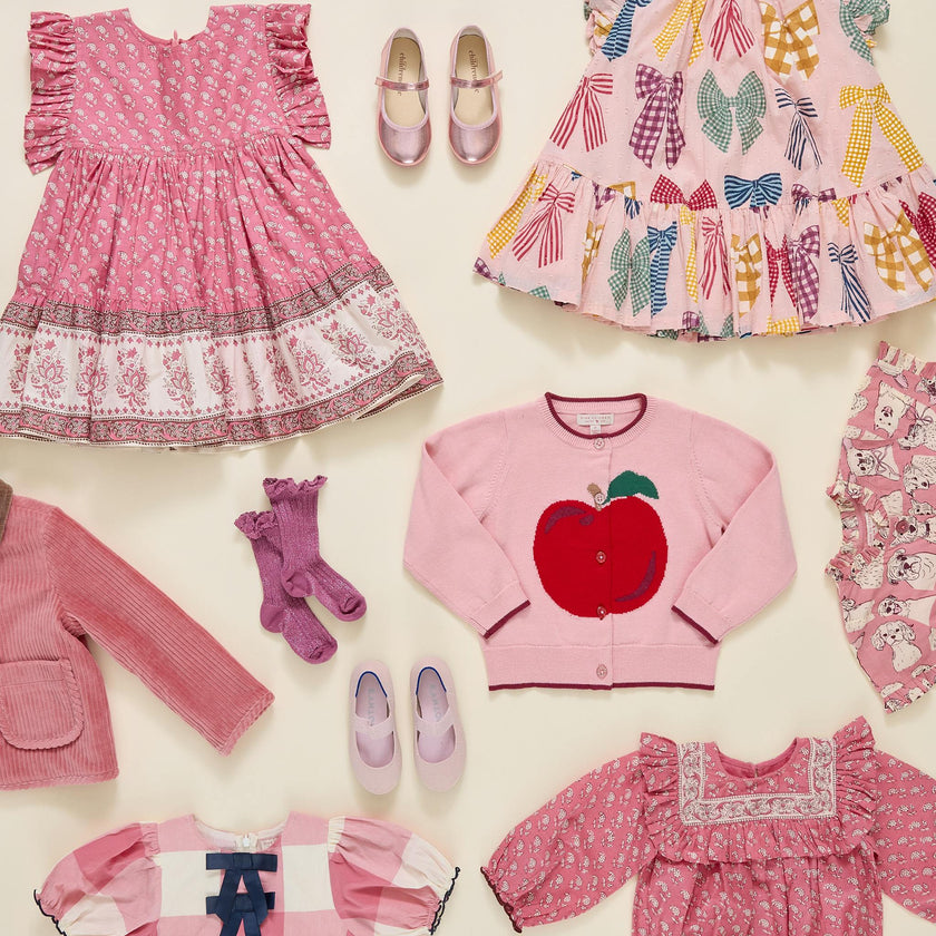 Girls Kit Dress - Small Paisley