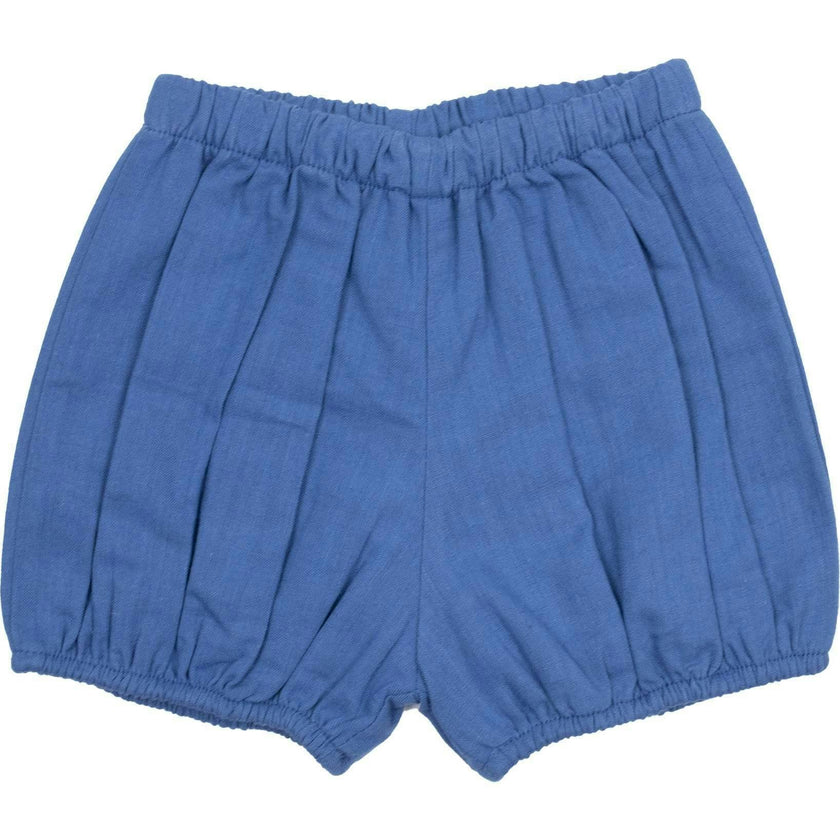 Blue Linen Diaper Cover
