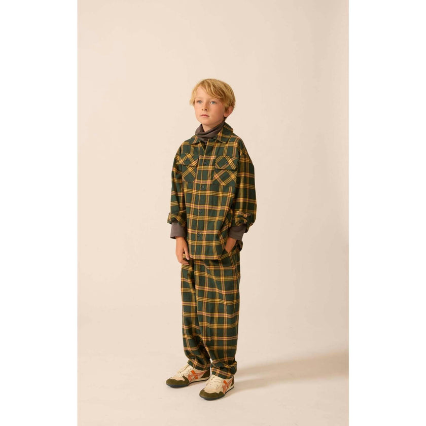 Flannel Overshirt in Tempo Plaid