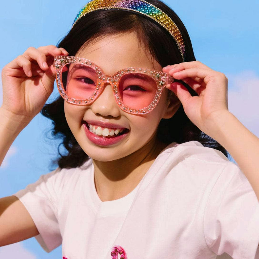 Crystal Star Sunglasses Black