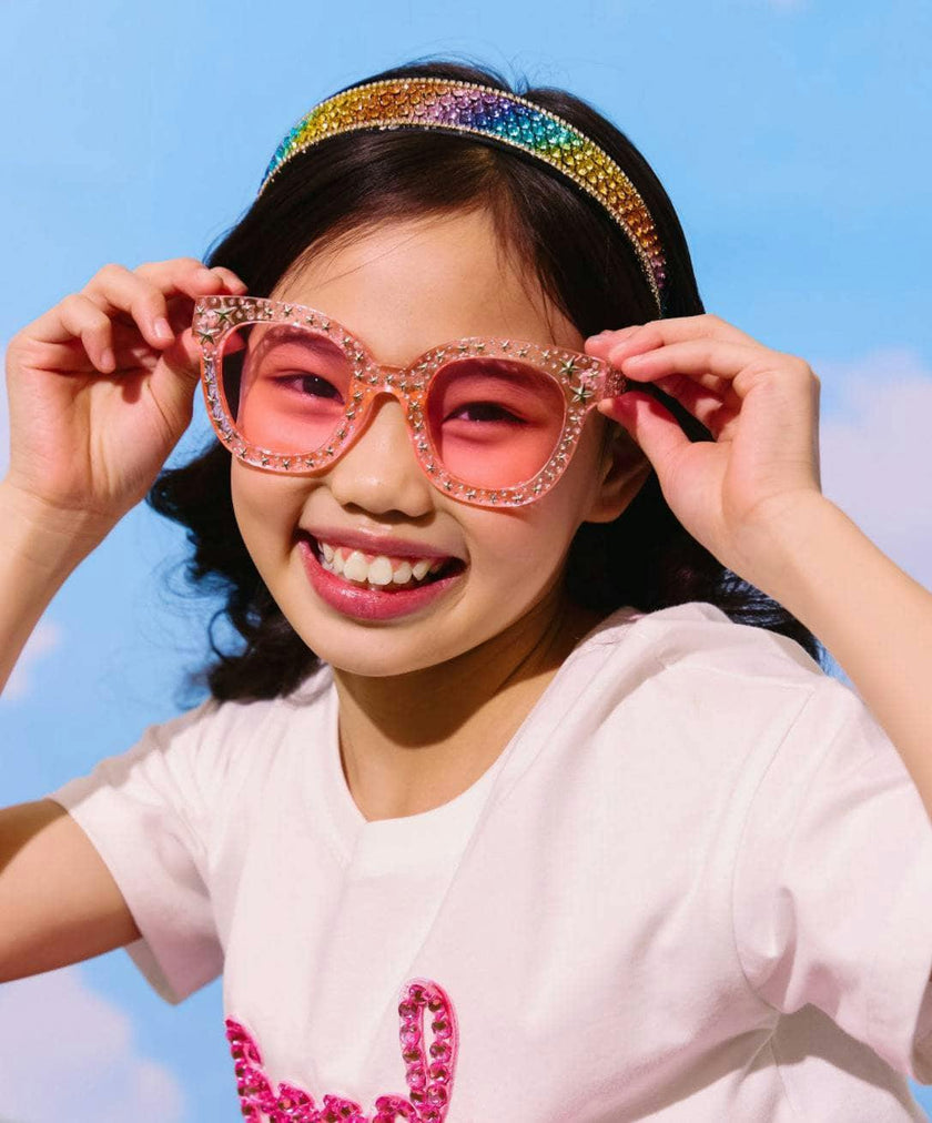 Crystal Star Sunglasses Black