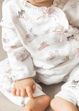 Ski Pups Girl Baby Pajama