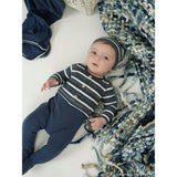 Striped Sweater Long Sleeve Footie