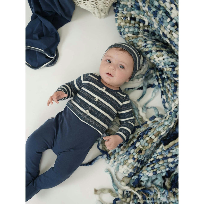 Striped Sweater Long Sleeve Footie