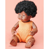 Colourful Edition Collection - Baby Doll African Girl 15" (melon rompers)