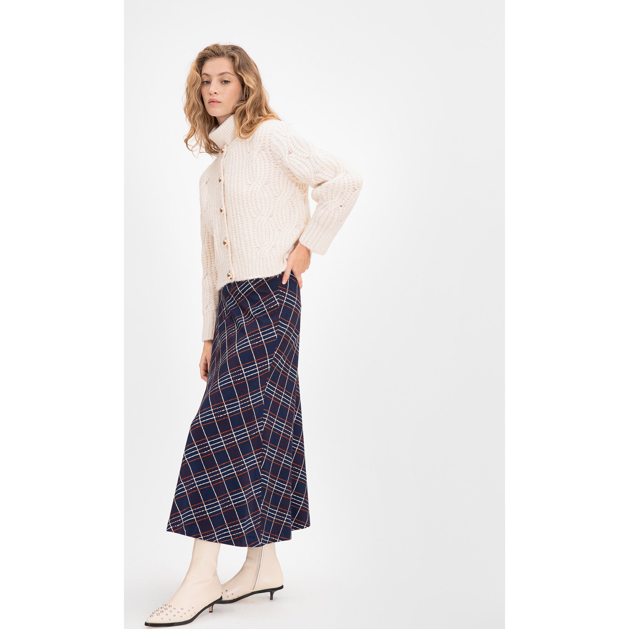 Women's Hale Cardigan, Cream