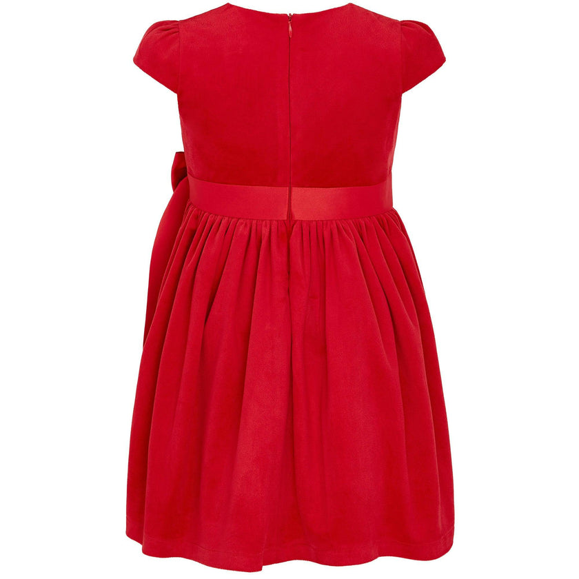Billy Velvet & Satin Bow Occasion Party Dress
