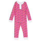 Alden Girls' Pima Cotton Pajama Pant Set - Christmas Candy Pink