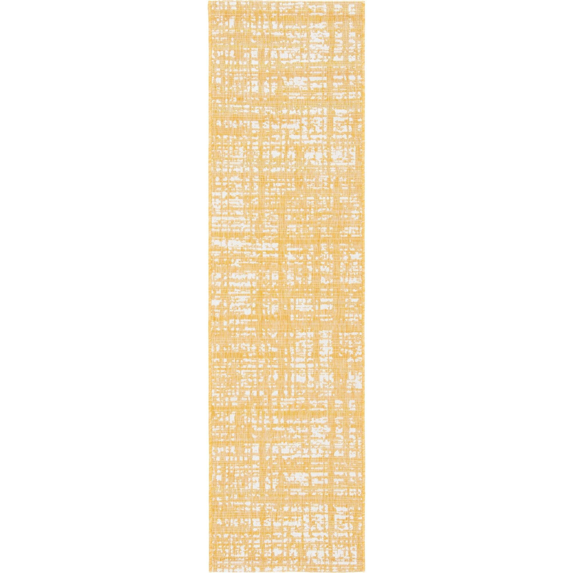 Courtyard Phoebe Indoor/Outdoor Rug, Yellow