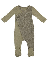 Flecked Wrap Footie