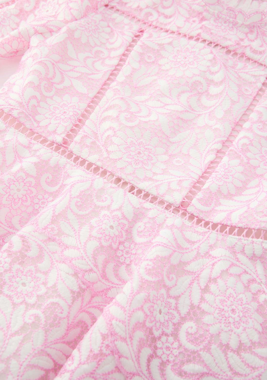 Primrose Embroidery Mini Dress
