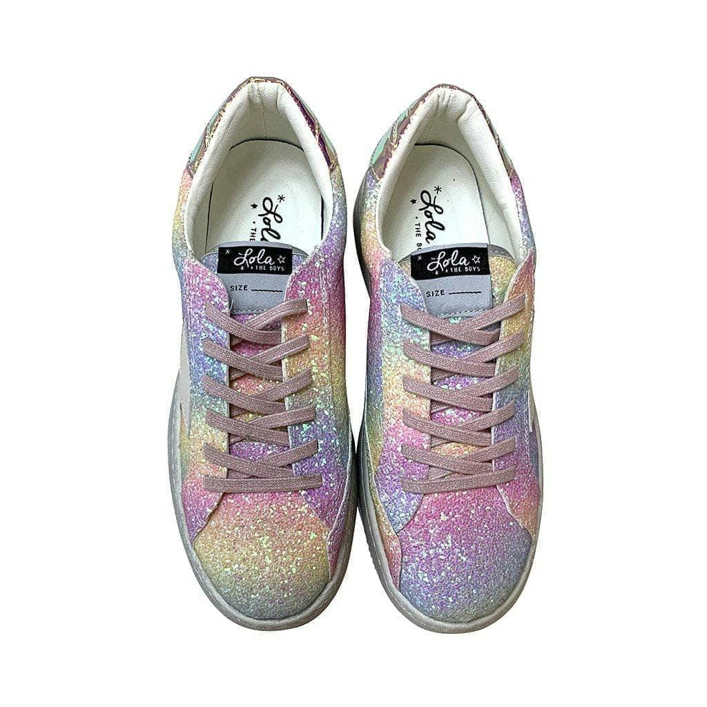 Ombre Glitter Star Sneakers