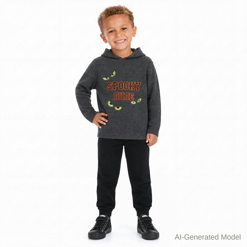 Boys Hooded Sweater | Spooky Dude