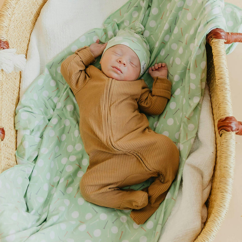 Knit Swaddle Blanket - Bogey