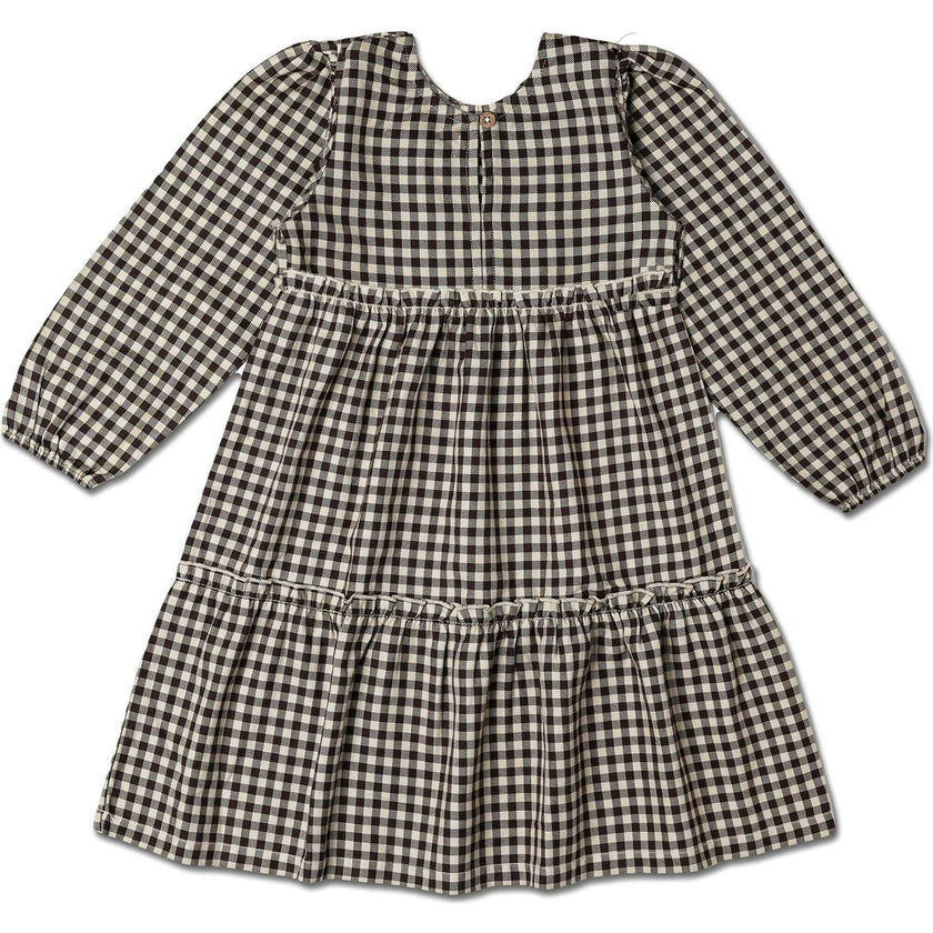 Organic Long Sleeve Tiered Dress