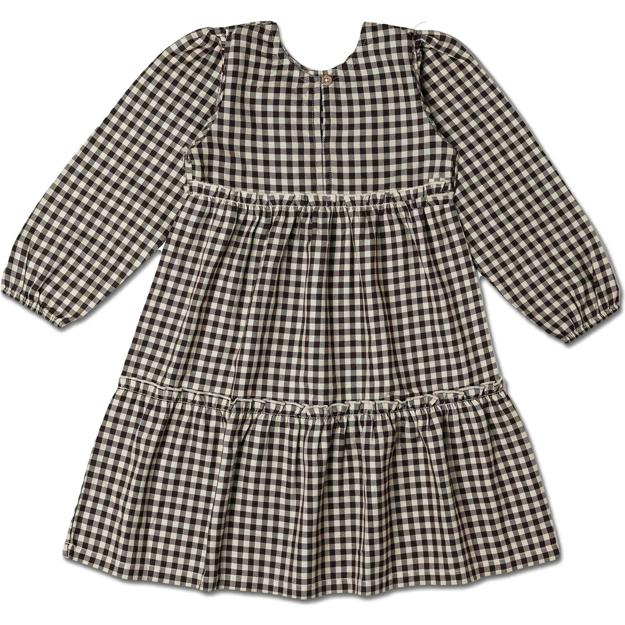 Organic Long Sleeve Tiered Dress