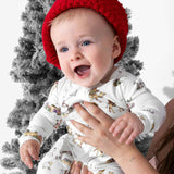 Yuletide Bamboo Convertible Footie