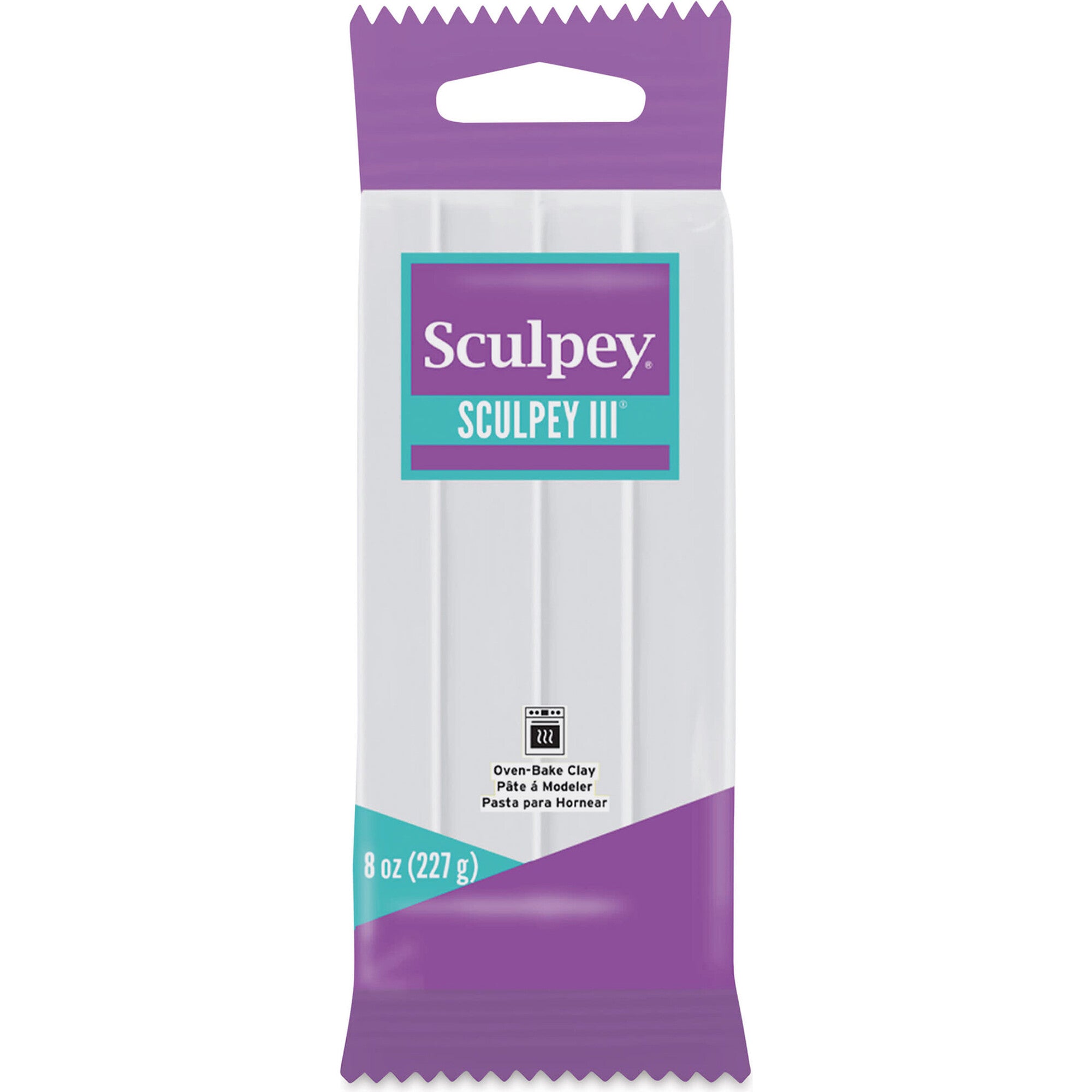 Sculpey III: Polymer Clay White - 8oz Pack - Oven Bake Clay
